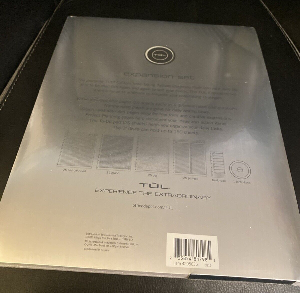 TUL Custom Note-Taking System Letter Size Expansion Set (4295635)