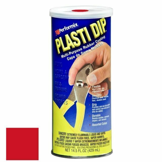 Performix Plasti Dip Multi-Purpose Rubber Coating - Red, 14.5 fl. oz