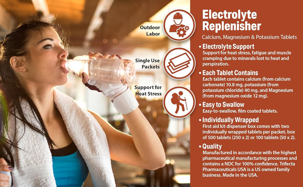 Globe Electrolyte Replacement Tablets for Rehydration, Exercise Recovery, Youth