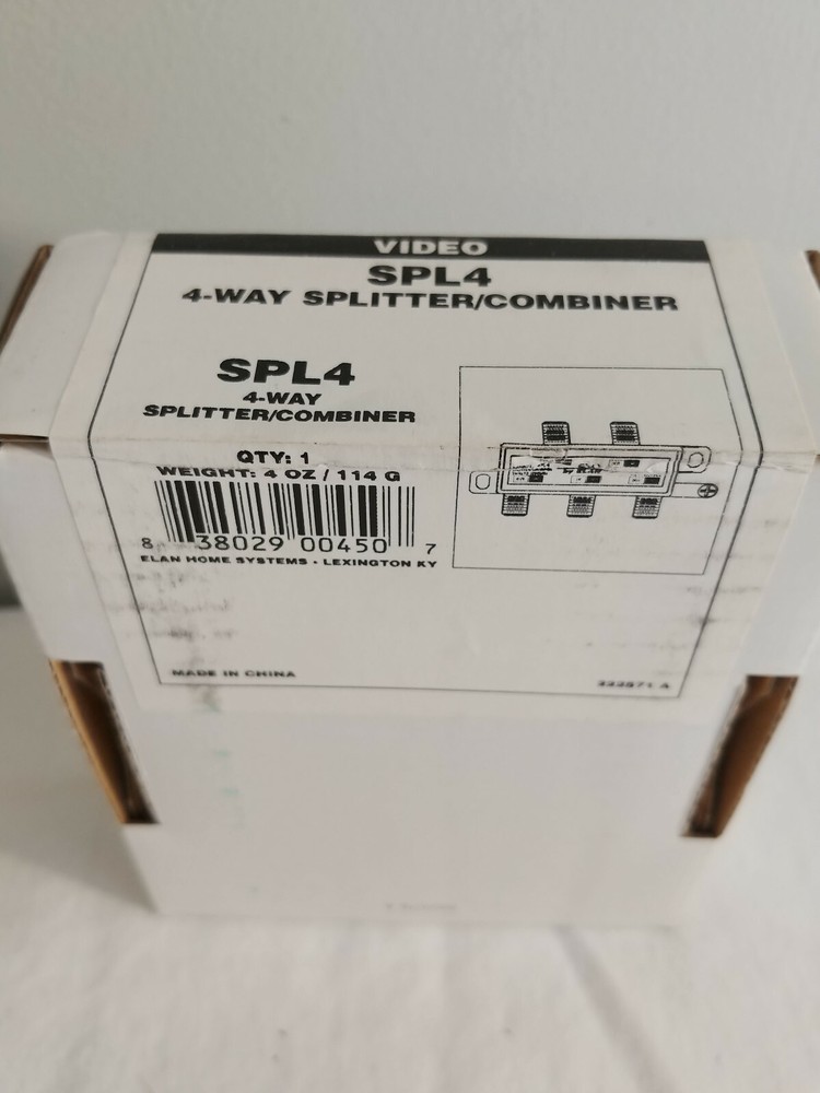Elan Home Systems SPL4 4-Way Splitter/Combiner