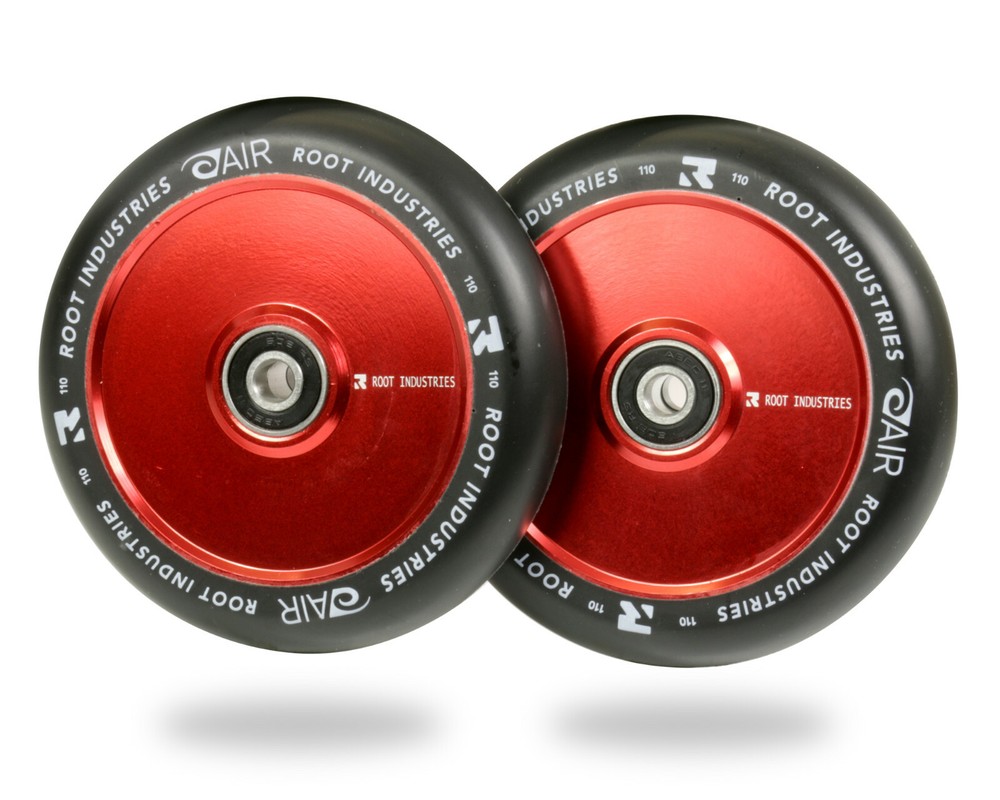 Root Industries Air Wheels 110mm - Black/Red (Pair)