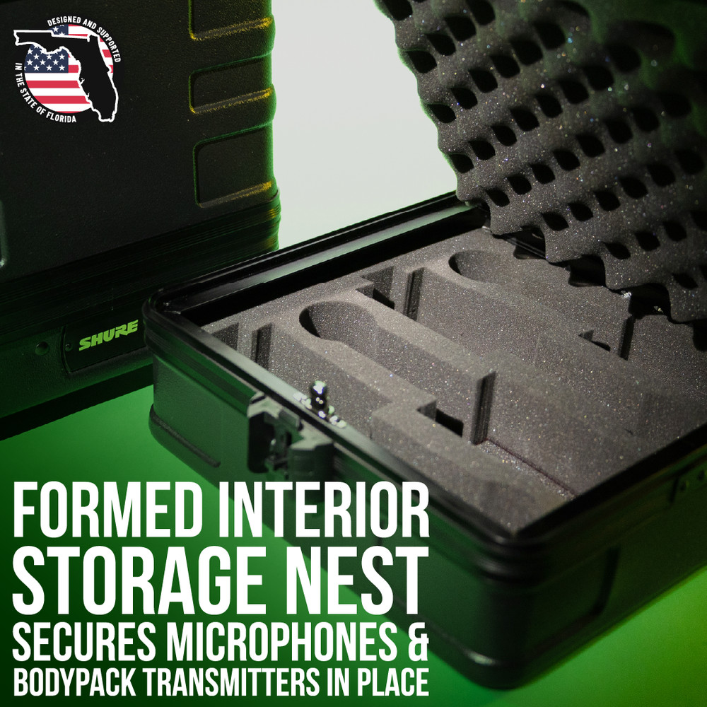 Shure By Gator Cases System Solution Series Wireless System Solution Case 4 - Ho