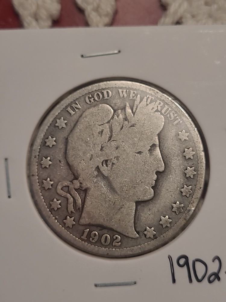 1902-O Barber Half Dollar