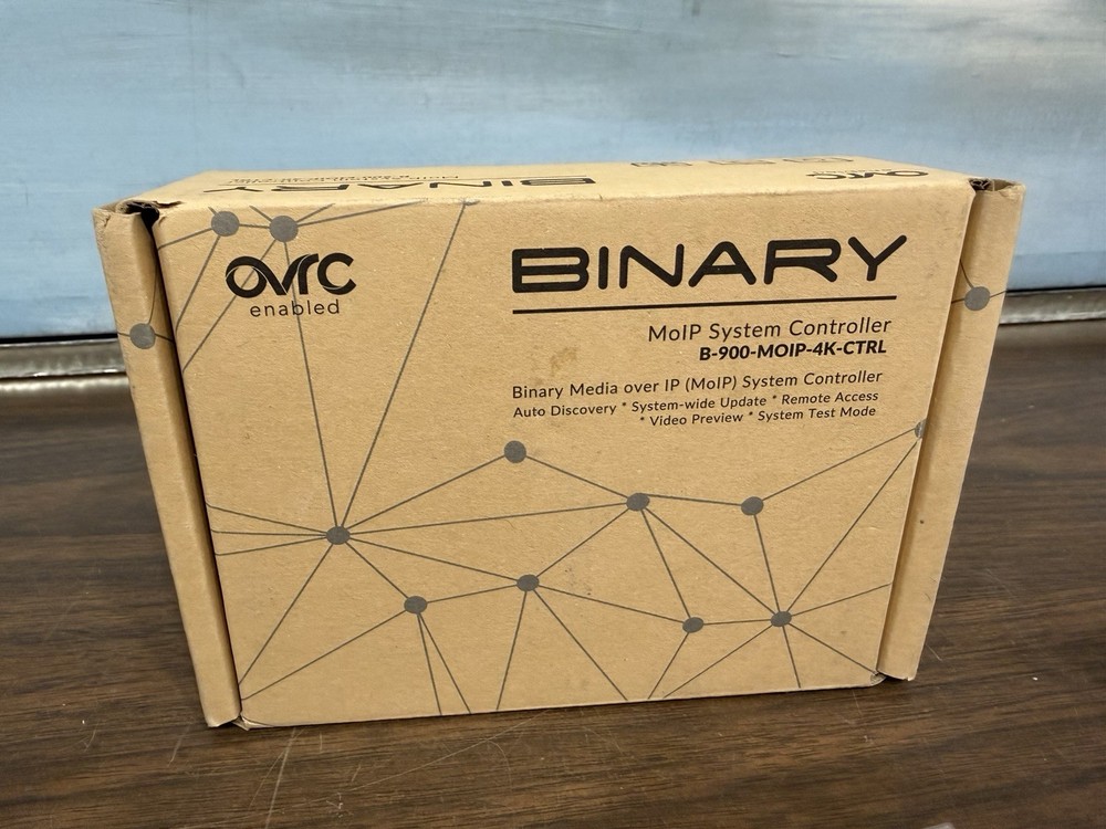 Binary B-900-MOIP-4K-CTRL System Controller | New in Box |