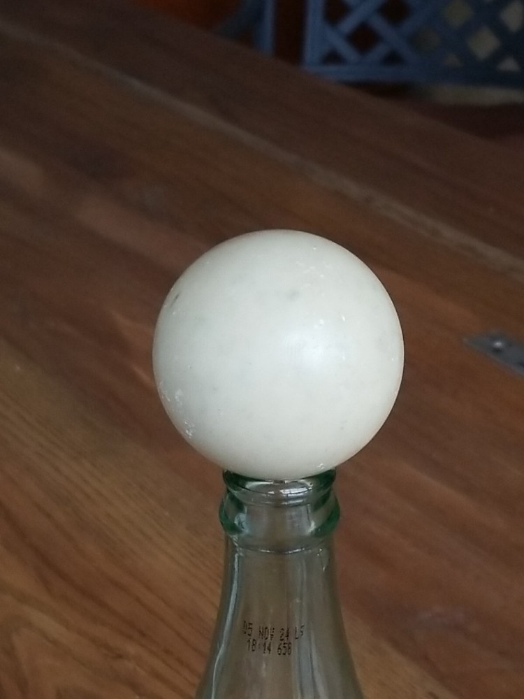 Pool Billiard Ball Cue Ball Solid Vintage Replacement 2 1/4"