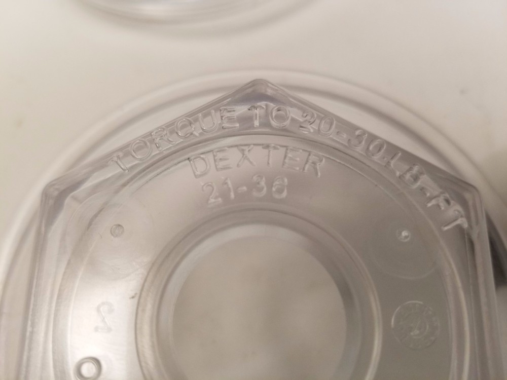 (2) Oil Cap Dexter 10K-HD 12K& 15K 4.0" threads Trailer Axle Plastic Cover 21-36