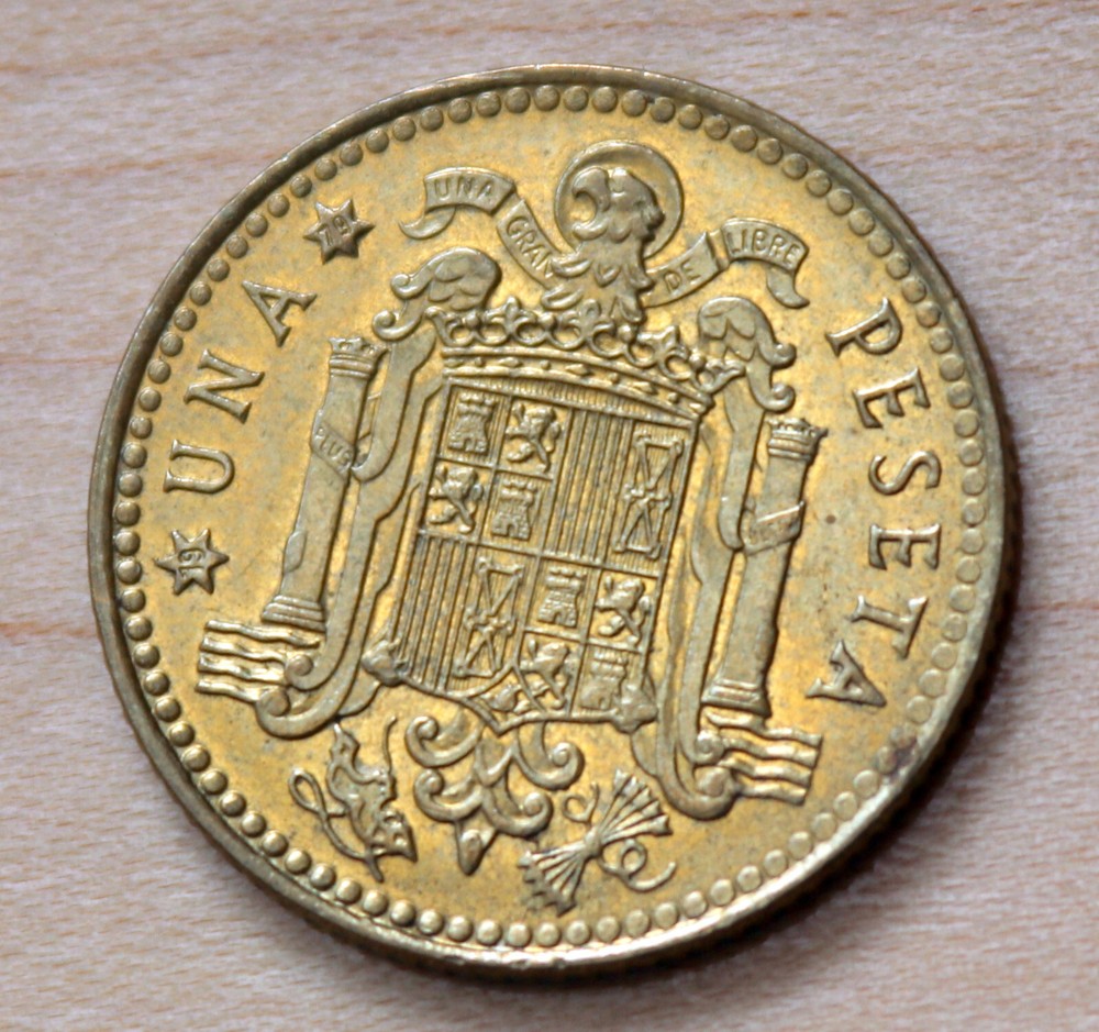 1975 79 Spain 1 Peseta