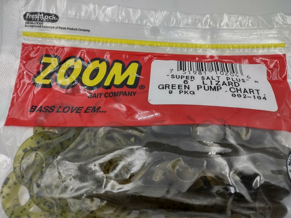 Zoom 6" Lizard 9pk