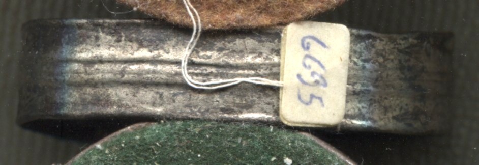 Silver Plated Thin Bracelet Middle Eastern Area, Ancient, See Scans