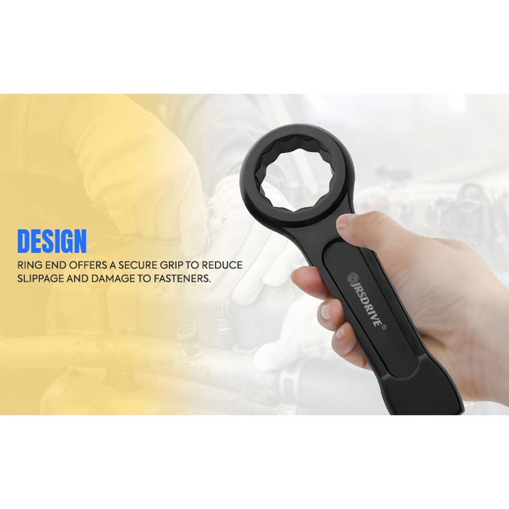 JRSDRIVE Slogging Striking Wrench Ring End 1 Inch E-2410