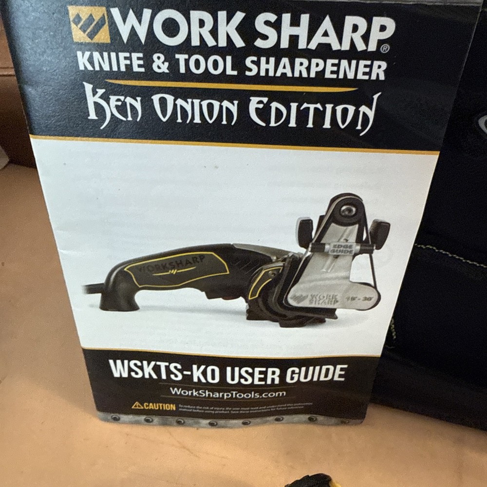 Work Sharp Ken Onion Edition Electric Knife & Tool Sharpener WSKTS-KO & Bag Plus