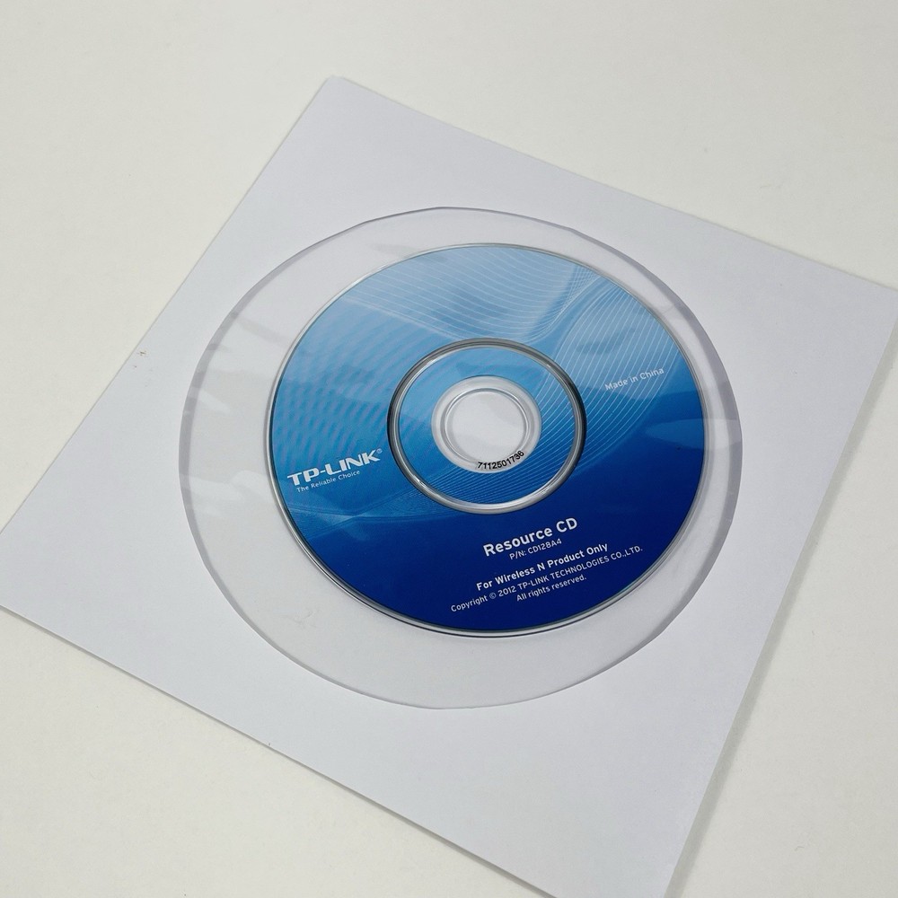 TP Link Resource CD for Wireless N Product Only 2012