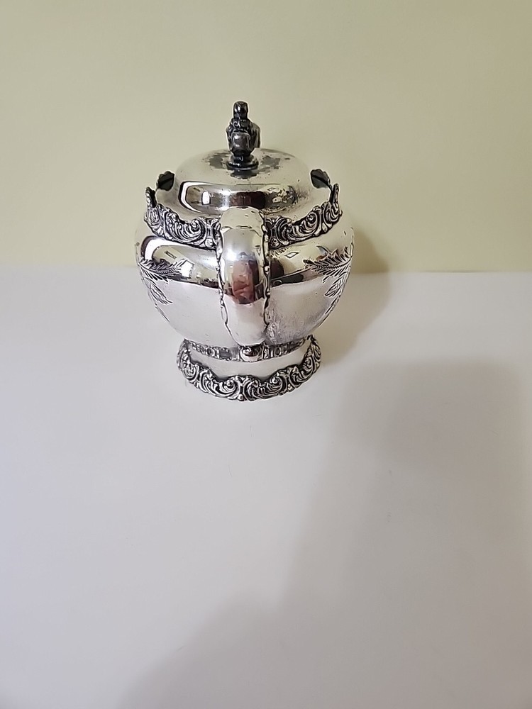 Aurora Warranted 1869 Silver-plate Sugar Bowl 0287