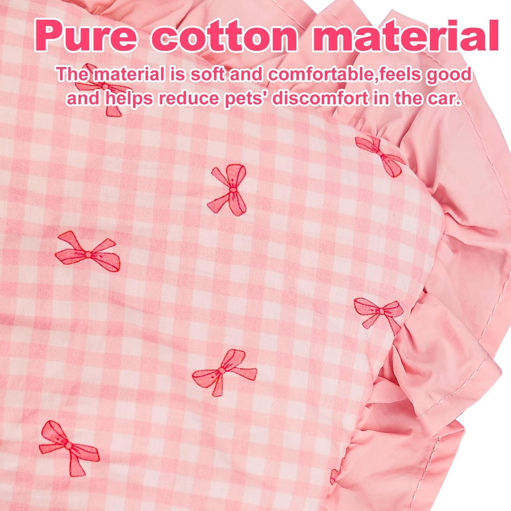 LUKHMELF Pet Stroller Mat,Dog Stroller Pet Bed Mat,Pet Stroller Edge Cushion,...