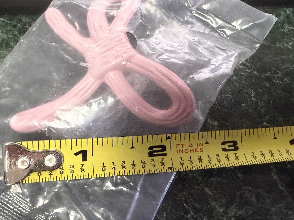 NEW Pink Bow Metal Drawer Knobs/Pulls with Screws~Package of 8 Pulls