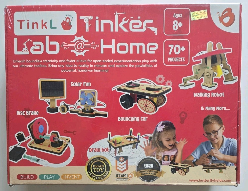 TINKL Tinker Lab at Home 70+ Projects Ages 8+