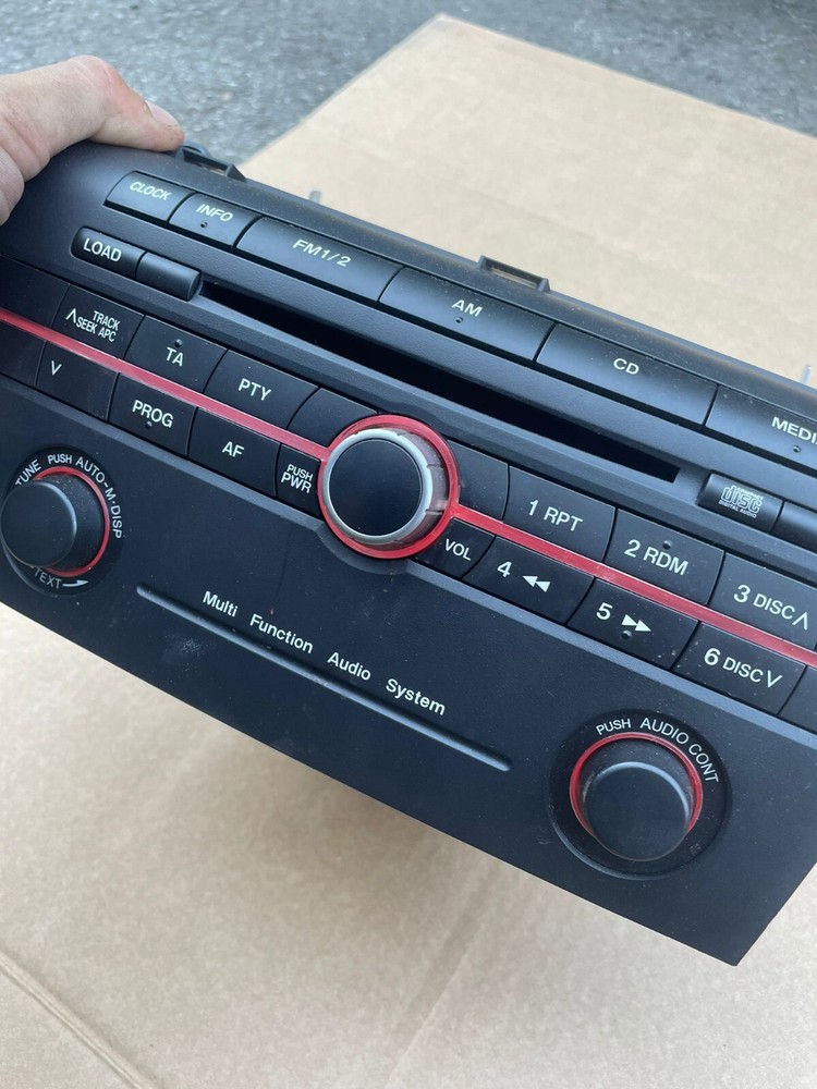 Cd-Radio Audio System without CODE Mazda 3 III BK Original 14794008 BR2B66AR0