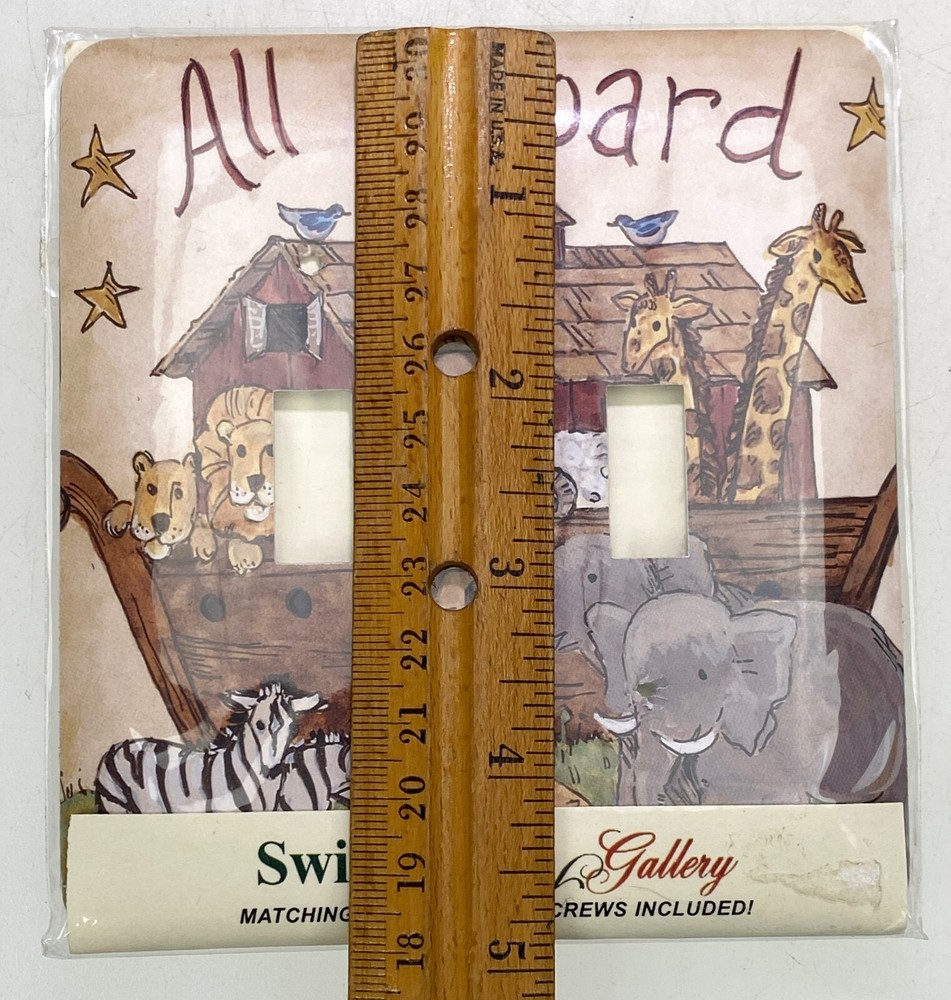 All Aboard Noah’s Ark Double Switch Switchplate Gallery West Virginia Animals