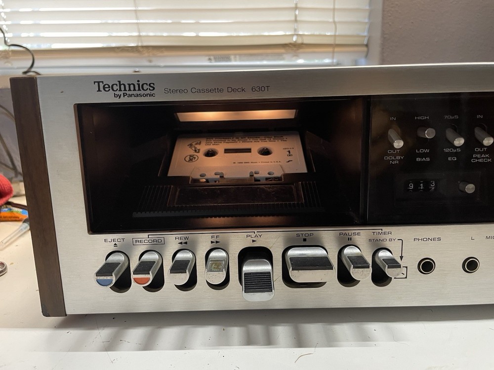 Technics 630T Tape Deck (SERVICED)