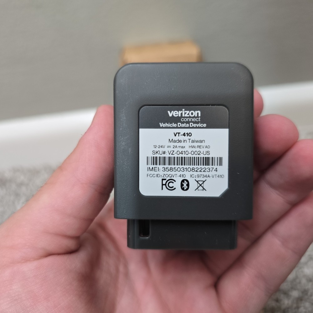 Verizon Car Plug VT-410 - Verizon Connect - OBD II Reader