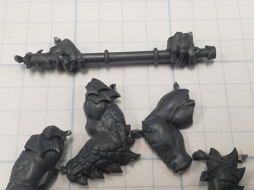 Warhammer Seraphon ARMORY Bits Kroxigor Raised Arms w Weapon Handle Set AR20
