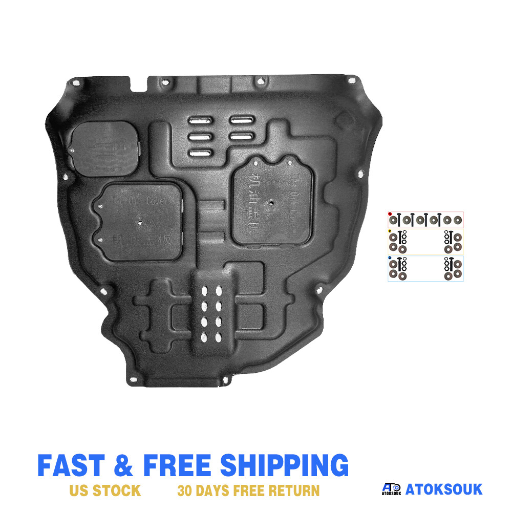 Thick Engine Splash Shield For Toyota Sienna 2021-2024 Front Engine Guard