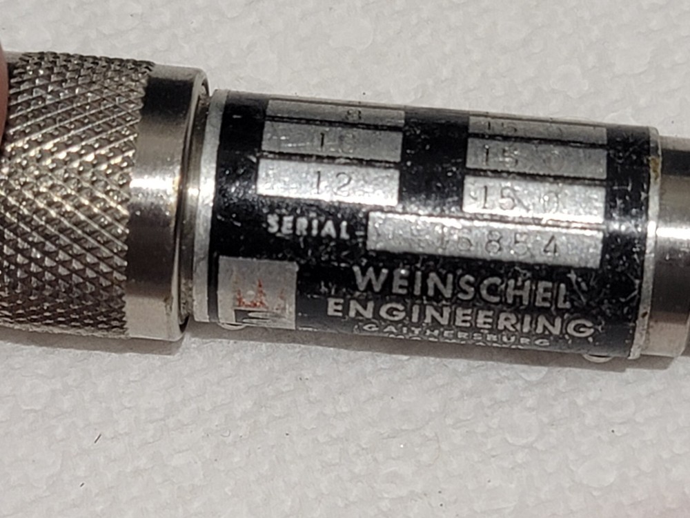 Weinschel Engineering Attenuator Model 1-15