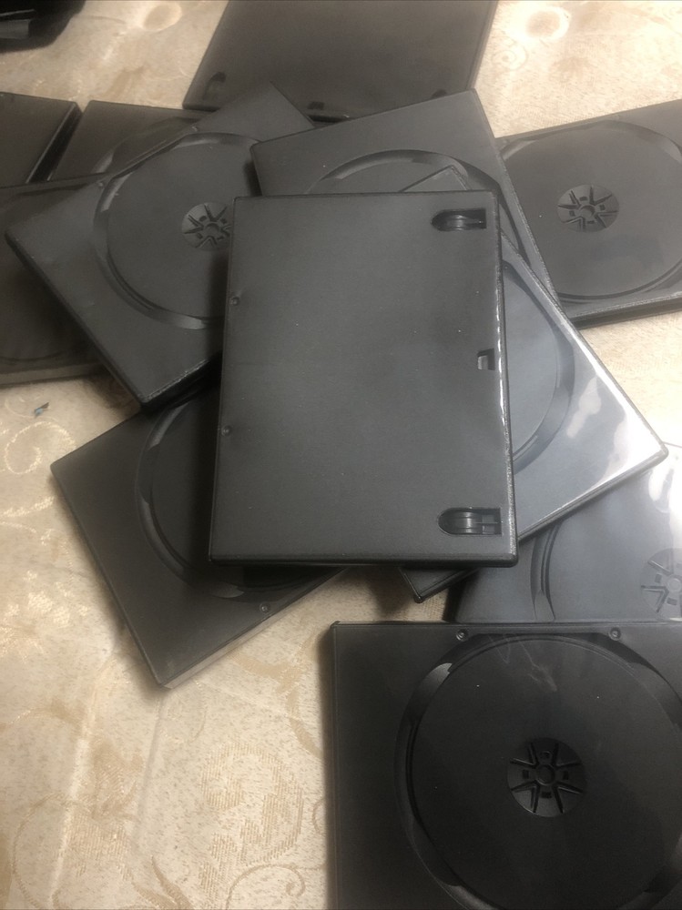 Empty Black DVD Case