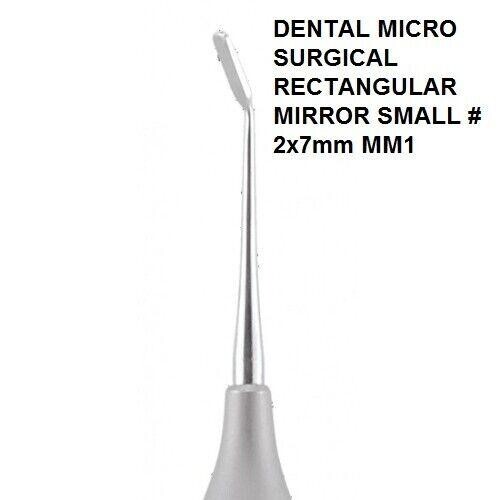 DENTAL INSTRUMENT MICRO SURGICAL RECTANGULAR MIRROR SMALL # 2x7mm MM1 suppliers