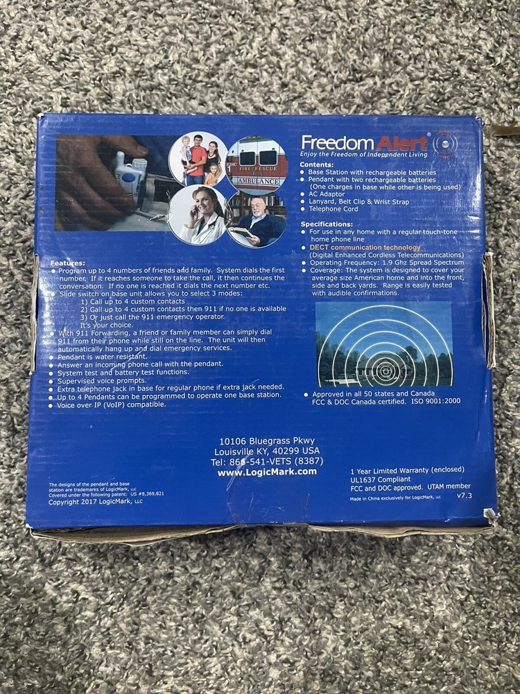 LogicMark 35511 Freedom Alert Emergency Response System