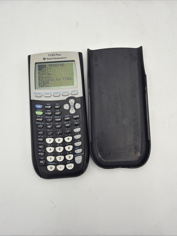 Texas Instruments TI-84 Plus Graphing Calculator Tested Works Great ￼