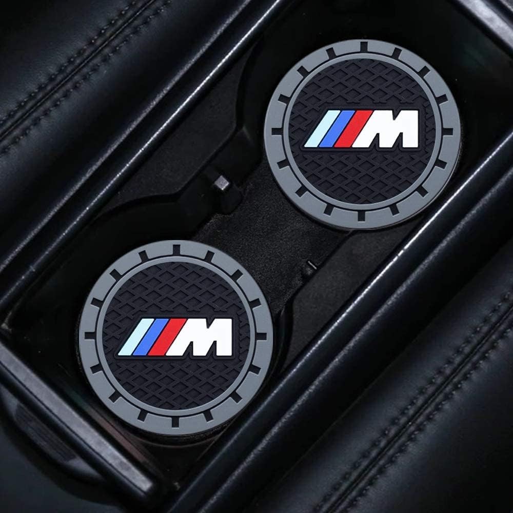 for BMW M Car Cup Holder Coaster, Auto Insert Coaster baoMma