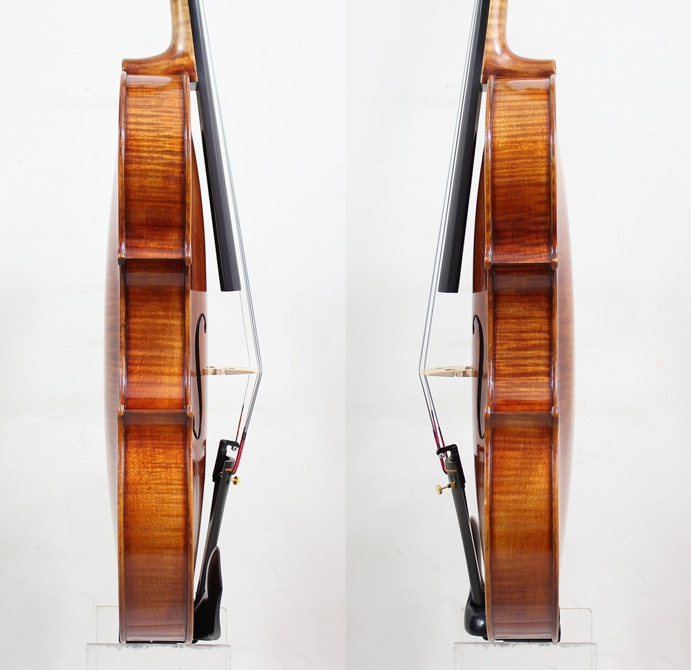 Master Performance!A Strad Viola Copy,16",Aubert bridge! #8260