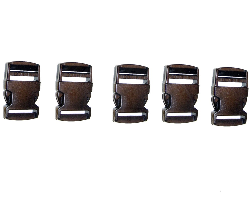 Quick Release Buckle, for 1½" Inch Webbing, Acetal Plastic, 5 Pc. Set