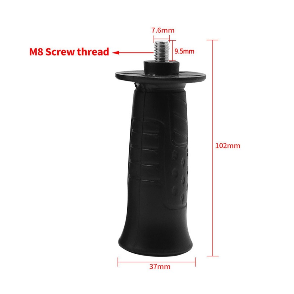 Angle Grinder Side Handle Shock Absorbing Attachment for Angle Grinding