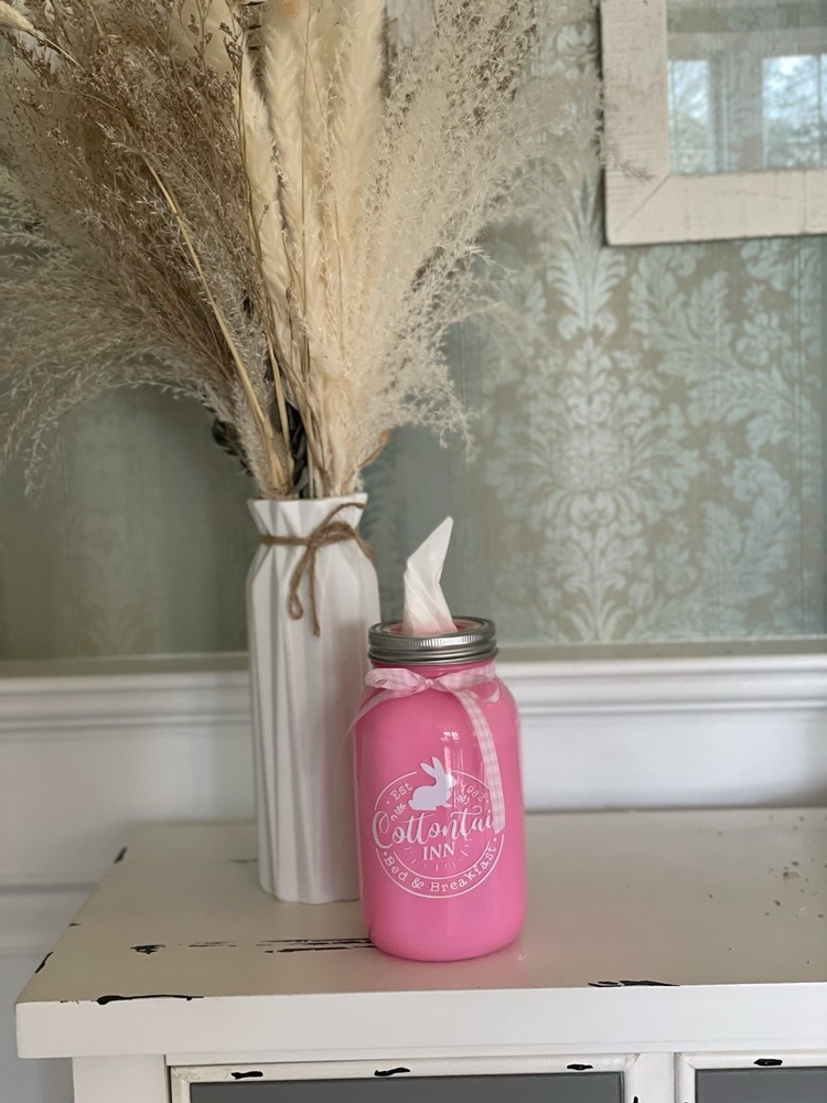 Mason Jar Kleenex Holder