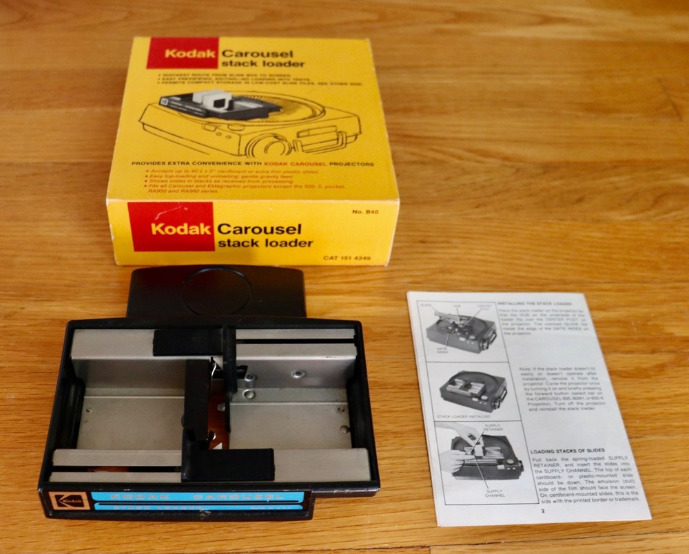 KODAK CAROUSEL STACK LOADER B40 IN ORIGINAL BOX = EXCELLENT CONDITION =