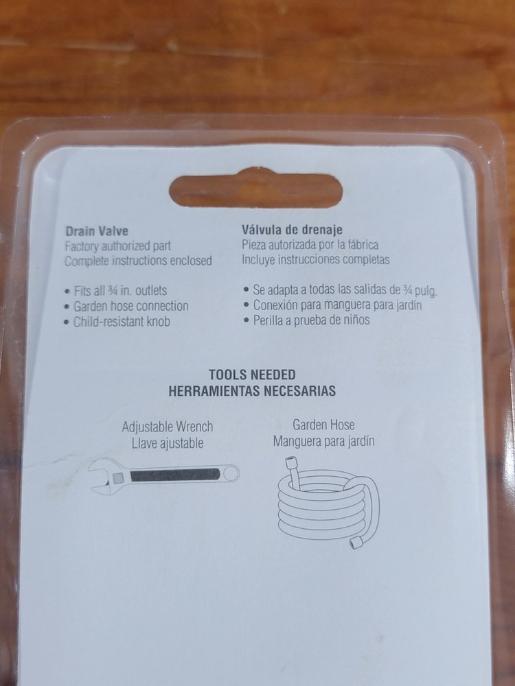 Utilitech Universal Water Heater Drain Valve #0362830