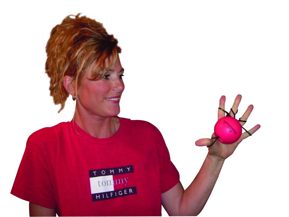 Physical Therapy Hand Exerciser - Forearm Exerciser with Stress Relief Ball -...