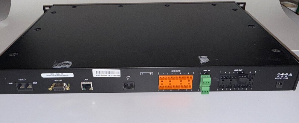 CLEARONE INTERACT PRO AUDIO CONFERENCE PROCESSOR 860-154-055 w/ Power Adapter