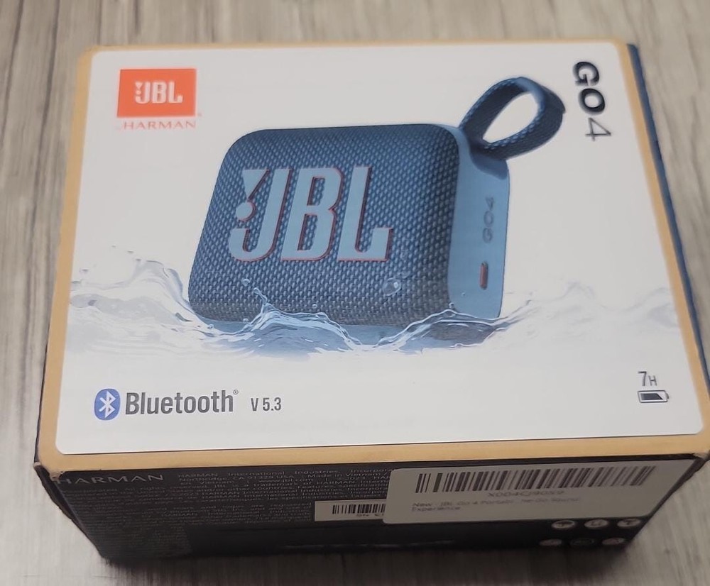 JBL - Go 4 Portable Bluetooth Speaker - blue