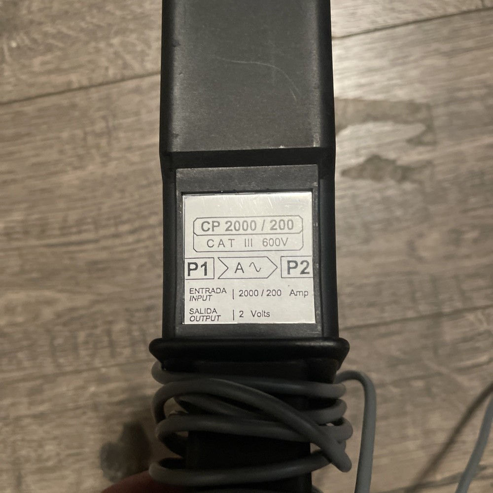 CP2000/200 600V CAT III Current Clamp Yellow