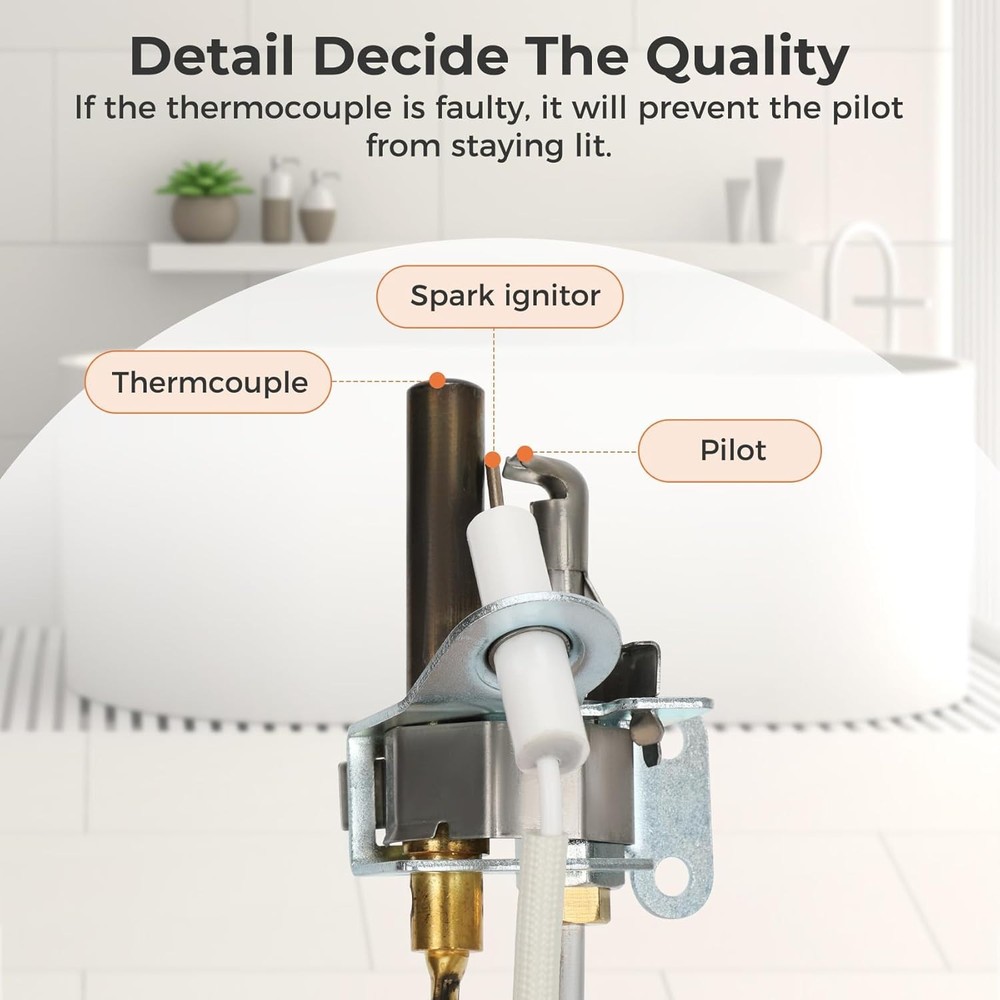 Pilot Assembly for Water Heater Parts Rheem Ruud Richmond SP21058 SP21059