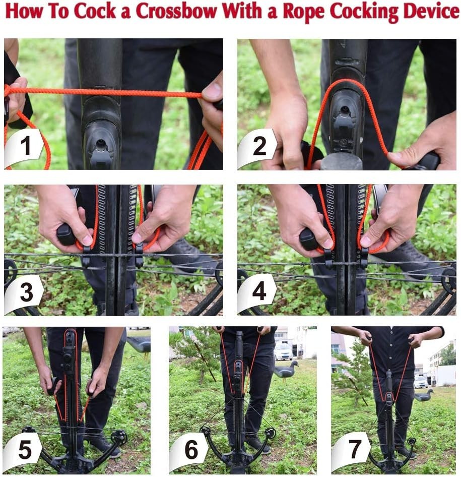 Crossbow Cocking Device – Lightweight String Puller with 50% Weight Reduction