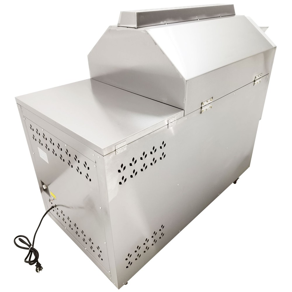 Automatic Coffee Bean Nut Roaster Roller Roasting Frying Machine 50kg 220V