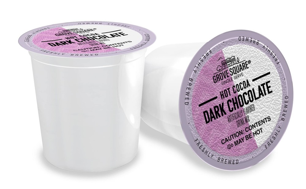 Hot Cocoa Dark Chocolate, 24 Single Serve Cups
