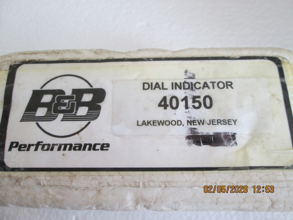 B&B Performance Dial Indicator 40150