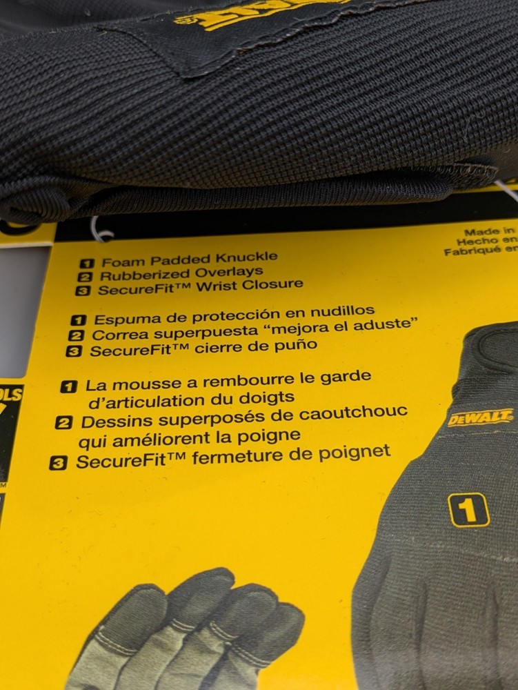 DeWalt DPG217M Industrial Safety Gloves SIZE MEDIUM