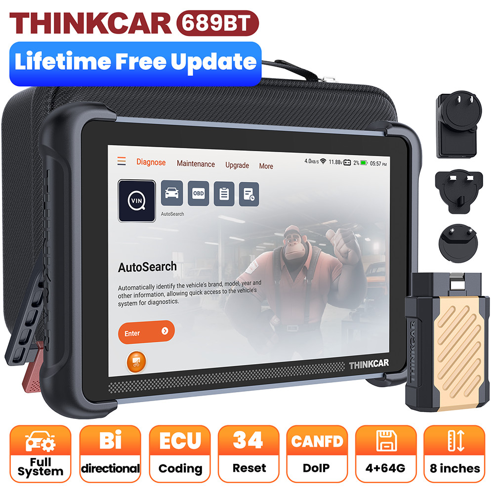 Thinkcar Car Bidirectional Scanner Full System Diagnostic Coding Tool 34+Service