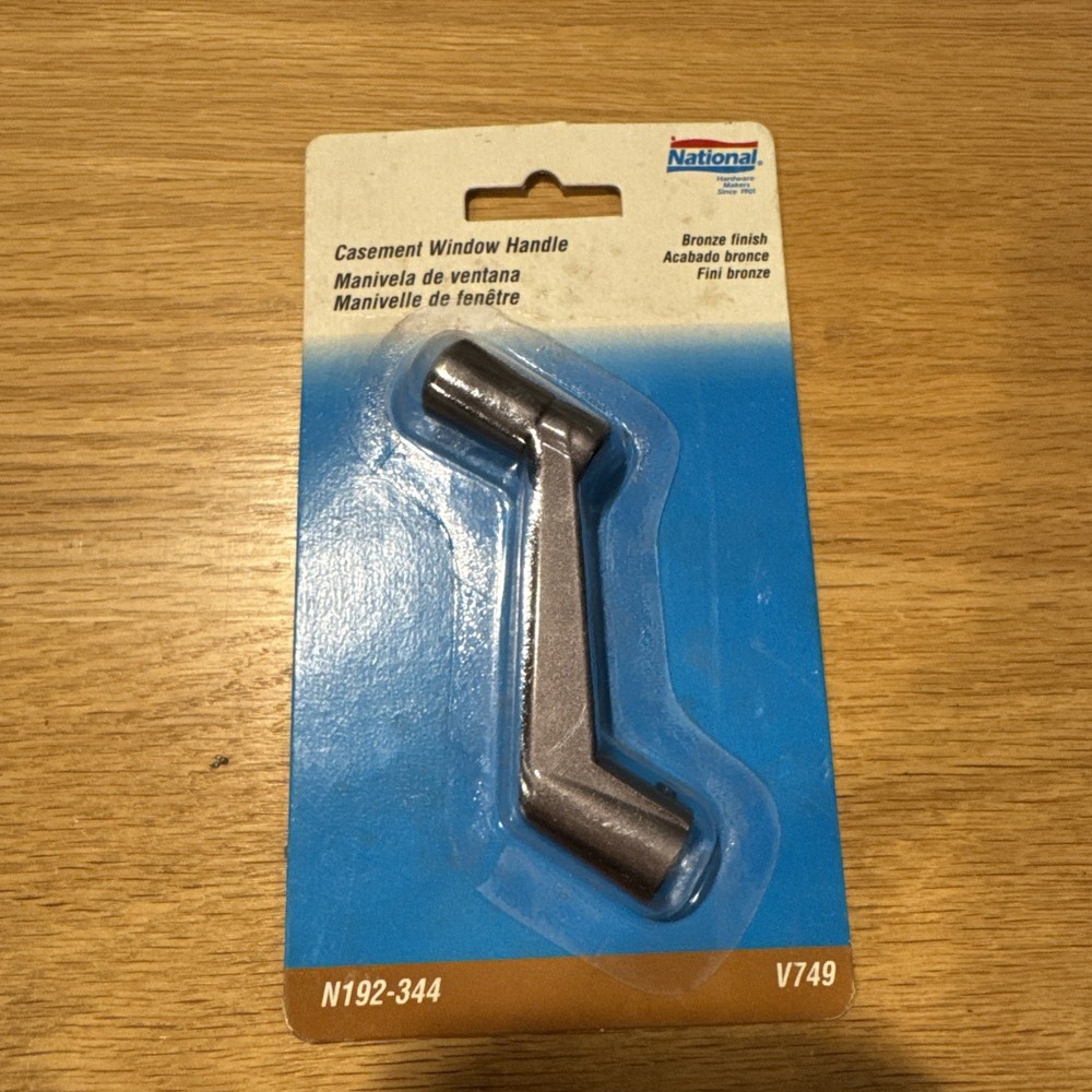 National N192-344 casement window operator crank handle bronze finish